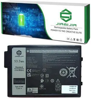 JIAZIJIA XVJNP 451-BCWQ Laptop Battery Replacement for Dell Latitude 5430 7330 Rugged Extreme Pro Rugged 14 RB14250 Pro Rugged 13 RA13250 P148G P148G001 P149G P149G001 Series G6M0W 6JRCP 11.4V 53.5Wh