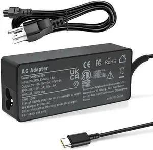 Jeestam 100W USB-C Laptop Charger Compatible for Lenovo Yoga 7 Pro 9 9i Y910, Slim 6i 7i, IdeaPad 5 Pro Slim, ThinkBook Plus G3 13x 14G5 14G6 14s 14p 16G4 16p, ThinkPad Neo 14 P14s L15 T16 Adapter