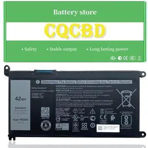 CQCQ YRDD6 Battery for Dell Inspiron 5481 5482 5485 5491 2-in-1 5493 5584 5593 5590 Vostro 5481 5581 5490 5590 Series 0YRDD6 1VX1H 01VX1H VM732 0VM732 Laptop (11.4V 42Wh/3500mAh)