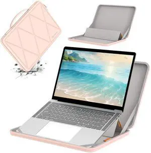 Smatree MS89 Hard EVA Protective Sleeve Case with Stand Compatible for 16 inch ASUS Vivobook Pro 16X N7601/16 K6602, Vivobook S 16 FLIP OLED/Pro 16X OLED, ExpertBook B3 B3604 Copilot+PC Laptop, Pink
