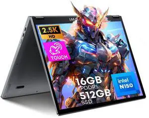 CHUWI 2 in 1 Laptop, 16GB LPDDR5 RAM 512GB SSD, Intel N150 (Beats N100/N95), 13.4'' FHD 2.5K IPS, 2TB SSD Expand, Touchscreen Laptops, Windows 11, Backlit Keyboard, WiFi 6, BT5.2, Type-C CHUWI 2 in 1 Laptop, 16GB LPDDR5 RAM 512GB SSD, Intel N150 (Beats N100/N95), 13.4'' FHD 2.5K IPS, 2TB SSD Expand, Touchscreen Laptops, Windows 11, Backlit Keyboard, WiFi 6, BT5.2, Type-C