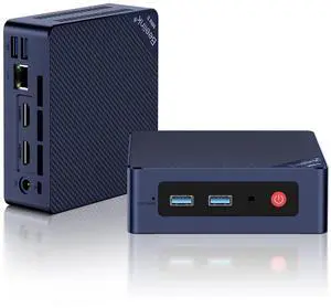 Beelink Mini S12 Mini PC, 12th Intel Alder Lake- N95 (4C/4T, up to 3.4GHz), 8GB DDR4 256GB M.2 SSD, Mini Desktop Computer Support 4K@60Hz Dual Display/BT 5.2/WiFi 6/USB 3.2/Gigabit Ethernet