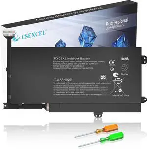 PX03XL Laptop Battery for HP Envy 14 Touchsmart M6 Series M6-k M6-k010dx M6-k025dx M6-K015DX M6-k125dx M6-k022dx 14-K002TX 14- K112NR 715050-001 714762-1C1 TPN-C109 TPN-C110 TPN-C111