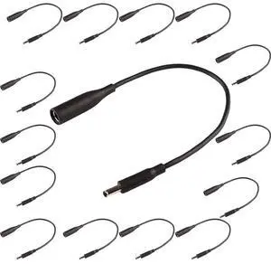 Tip Adapter Converter Cable for Dell 45w 65w 90w, Dongle Tip Connector Charging Converter Adapter Cord Power Supply Cable for Dell Laptop for D5g6m M3800 XPS 12 13 Inspiron 11 13 14 15 17 - 15 Pack