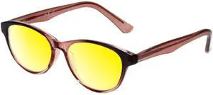 Medspex Corinne McCormack Polly Color Therapy Reading Glasses +3.25 Pink Black Fade/Gold Yellow Womens Fluorescent Light Sensitivity Chromotherapy Chakra Healing