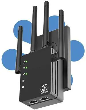 WiFi Extender Signal Booster Covers 12880 Sq.ft, WiFi Extender for Home and Outdoor, Compatible with 105 Devices, Dual Band 5GHz/2.4GHz, WiFi Repeater Range Extender WiFi Extender Signal Booster Covers 12880 Sq.ft, WiFi Extender for Home and Outdoor, Compatible with 105 Devices, Dual Band 5GHz/2.4GHz, WiFi Repeater Range Extender