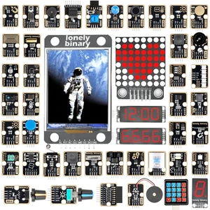 Lonely Binary TinkerBlock 46-in-1 Sensor Kit STEM for C++ ESP32 Pico Lonely Binary TinkerBlock 46-in-1 Sensor Kit STEM for C++ ESP32 Pico