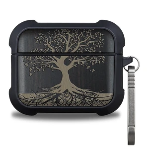 Balck Solid Wood for AirPods Pro 2 Case (2nd/1st Gen) Rooted Tree Balck Solid Wood for AirPods Pro 2 Case (2nd/1st Gen) Rooted Tree