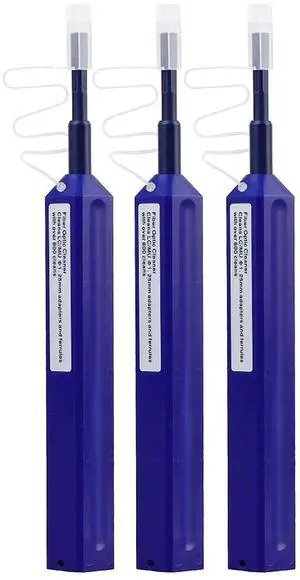 USON 3pc LC Fiber Optic Cleaner Pen,Cleaning LC 1.25mm Plug Connector Fiber Optic Cleaner Pen, More Than 800 uses USON 3pc LC Fiber Optic Cleaner Pen,Cleaning LC 1.25mm Plug Connector Fiber Optic Cleaner Pen, More Than 800 uses