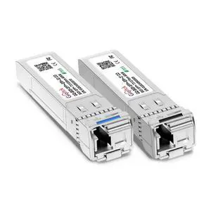 1 Pair 10GBASE-BX60-UD BiDi SFP+ Module, TX 1270nm/1330nm, RX 1330nm/1270nm, 60km DOM Simplex LC/UPC SMF Optical Transceiver Networking Mini Gbic for Generic 1 Pair 10GBASE-BX60-UD BiDi SFP+ Module, TX 1270nm/1330nm, RX 1330nm/1270nm, 60km DOM Simplex LC/UPC SMF Optical Transceiver Networking Mini Gbic for Generic