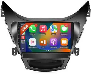 Leadfan Linux Car Stereo for Hyundai Elantra (Non JBL Version) 2011 2012 2013 with Wireless Carplay Android Auto 9 Inch Touchscreen Fast Boot Radio Bluettoth FM SWC Backup Camera Leadfan Linux Car Stereo for Hyundai Elantra (Non JBL Version) 2011 2012 2013 with Wireless Carplay Android Auto 9 Inch Touchscreen Fast Boot Radio Bluettoth FM SWC Backup Camera