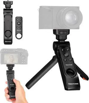 Newmowa Wireless Remote Control Shooting Grip & Mini Tripod for Sony ZV-1, ZV-1F, A7 III, A7R III, A9, A6100, RX100 VII, Canon EOS RP, EOS R, 6D Mark II, 800D, Nikon Z, Z6 II, Z50, COOLPIX A100 Newmowa Wireless Remote Control Shooting Grip & Mini Tripod for Sony ZV-1, ZV-1F, A7 III, A7R III, A9, A6100, RX100 VII, Canon EOS RP, EOS R, 6D Mark II, 800D, Nikon Z, Z6 II, Z50, COOLPIX A100