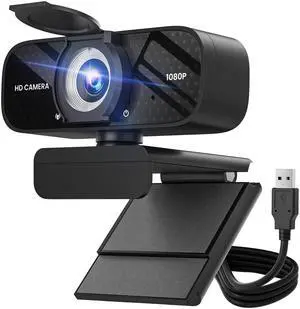 TRAUSI Wide-Angle 1080P Webcam with Microphone, Privacy Shutter, Automatic Light Adjustment, Ideal for Conferencing and Work Beiyong TRAUSI Wide-Angle 1080P Webcam with Microphone, Privacy Shutter, Automatic Light Adjustment, Ideal for Conferencing and Work Beiyong