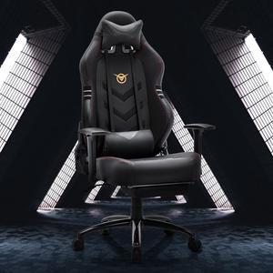 Bestier Big and Tall Gaming Chair 350lbs-Racing Computer Gamer Chair, Ergonomic High Back PC Chair with Wide Seat,Black