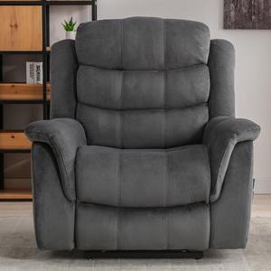 Bestier Oversized Microfiber Power Lift Recliner with 8-Points Massage and Heating Assistance Recliner Dual Motor Dark Grey