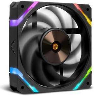 Valkyrie X12 Black PC Case Fan - 120mm - High Performance - aRGB LED - Low Noise, High Airflow 80CFM - Fluid Dynamic Bearings - Ultra Quiet  800-2150 RPM - Daisy Chain  PWM  RGB Computer Cooling