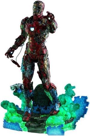 Figure Hot Toys MMS580  Marvel Comics  SpiderMan  Far From Home  Mysterios Iron Man Illusion