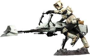 Figure Hot Toys TMS017  Star Wars  The Mandalorian  Scout Trooper And Speeder Bike