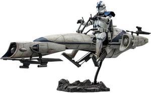 Figure Hot Toys TMS076 - Star Wars : The Clone Wars - Commander Appo And Barc Speeder