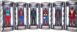 Figure Hot Toys VGMC016  VGMC022  Marvels SpiderMan  SpiderMan Armory Series 2