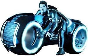 Figure Hot Toys MMS142 - Tron : Legacy - Sam Flynn With Light Cycle