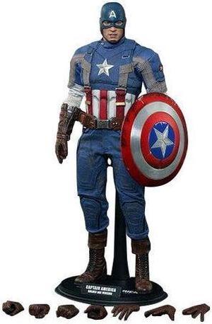 Figure Hot Toys MMS240 - Marvel Comics - Captain America : The Winter Soldier - Captain America Golden Age Version