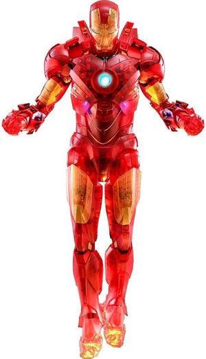 hot toys 1:6 iron man mark iv holographic - iron man 2 - exclusive, ht906328