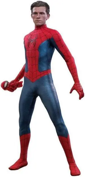 Figure Hot Toys MMS679 - Marvel Comics - Spider Man : No Way Home - Spider Man New Red And Blue Suit Standard Version