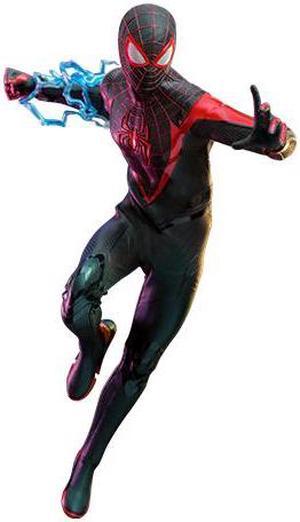 Figure Hot Toys VGM55  Marvels Spider Man 2  Miles Morales Upgraded Suit