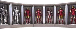 Figure Hot Toys MMSC005-MMSC012 - Marvel Comics - Iron Man 3 - Iton Man Hall Of Armor Miniature Collectible