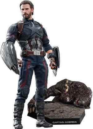 Figure Hot Toys MMS481 - Marvel Comics - Avengers 3 : Infinity War - Captain America Movie Promo Edition Deluxe Version