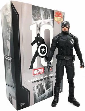 Figure Hot Toys MMS488 - Marvel Comics - Marvel Studios : The First Ten Years - Captain America Concept Art Version