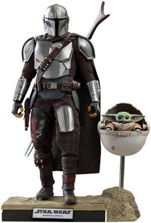 Figure Hot Toys TMS015 - Star Wars - The Mandalorian -The Mandalorian & The Child Deluxe Version