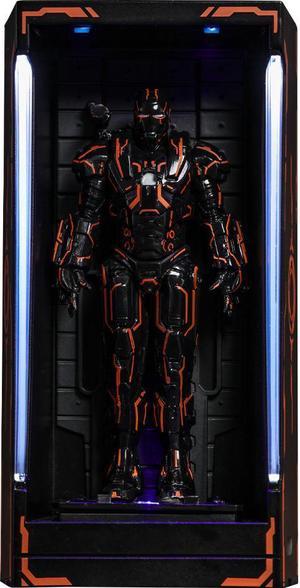 Figure Hot Toys MMSC013 - Marvel Comics - Iron Man 2 - Neon Tech War Machine Hall Of Armor Miniature Collectible