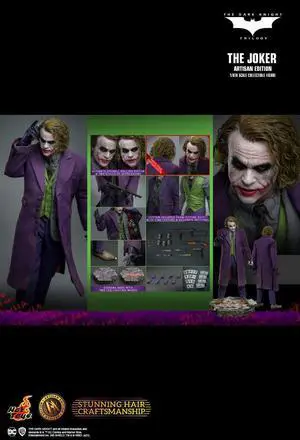 Figure Hot Toys DX33 - DC Comics - The Dark Knight Trilogy - The Joker Deluxe Version Figure Hot Toys DX33 - DC Comics - The Dark Knight Trilogy - The Joker Deluxe Version