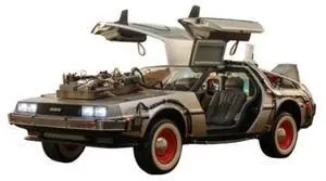 Figure Hot Toys MMS738 - Back To The Future III - Delorean Time Machine