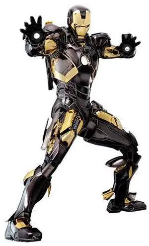 Figure Hot Toys MMS741D61 - Marvel Comics - The Avengers - Iron Man Mark VII Black & Gold Version