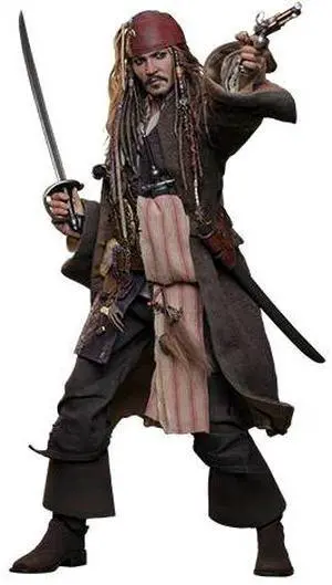 Figure Hot Toys DX38 - Pirates Of The Caribbean : Dead Men Tell No Tales - Jack Sparrow Deluxe Version