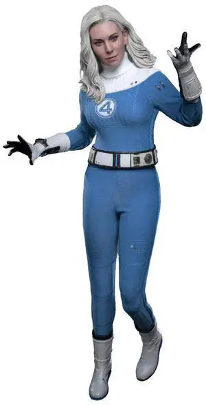 Figure Hot Toys MMS824 - Marvel Comics - The Fantastic Four : First Steps - Invisible Woman & H.E.R.B.I.E