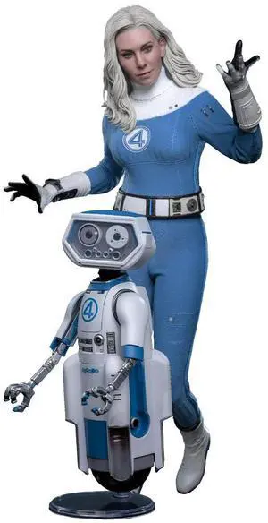 Figure Hot Toys MMS824B - Marvel Comics - The Fantastic Four : First Steps - Invisible Woman & H.E.R.B.I.E