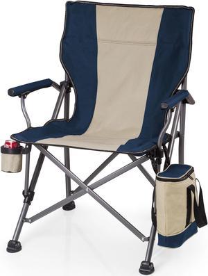 Campsite Camp Chair - Navy Blue with Gray Accents