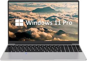 Auusda Business Laptop, 32GB RAM 1TB SSD, Windows 11 Pro Computers, 15.6" 1920 x 1080 Screen, Intel N95 CPU, Backlight Keyboard, Fingerprint Reader, Mini HDMI, USB-A, Silver