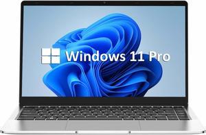 Auusda Windows 11 Pro Laptop, 8GB RAM 256GB SSD, Intel Celeron J4105 Processor up to 2.50GHz, 14.1" 1080P IPS LCD Screen, Traditional Laptop Computers