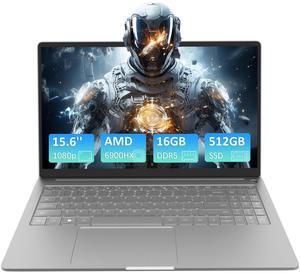 Auusda 15.6" Gaming Laptop AMD Ryzen 9 6900HX 3.3-4.9GHz, 16GB DDR5 RAM 512GB NVMe SSD, Windows 11 Pro Computer