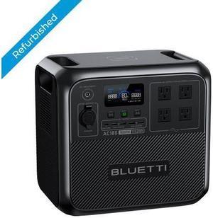 BLUETTI AC180 Portable Power Station,1800W Solar Generator,1152Wh Capacity,0-80% Recharging in 45Mins,for Outdoor Camping