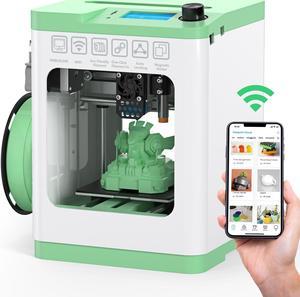 Mini 3D Printer, ENTINA Tina2S 3D Printers with Wi-Fi Cloud Printing, Fully Assembled Auto Leveling Mini 3D Printer for Beginners, High Precision Printer with Smart Control and Heated Build Plate