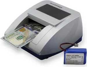 D470 Automatic QuadScan Counterfeit Bill Detector with Battery