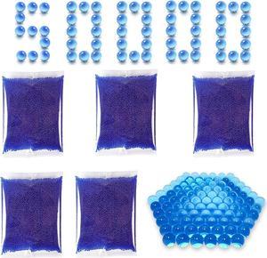 Gel Ball Bullet Refill Ammo50000 pcs Blue Water Ball Beads for Gel Beads Blasters NonToxic Eco Friendly 055lb Water Gel Beads for Gel Gun 75 mm