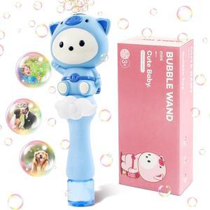 Automatic Bubble Wand for Kids 35 Light and Music Bubble Machine Electric Bubble Maker Boys Girls Gift for 2 3 4 5 6 7 8 Year Old Bubbles Toys Toddlers for Birthday Outdoor Wedding Party Blue