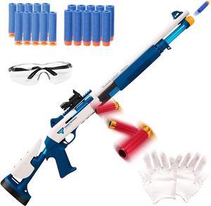 Zhenduo Toy Blasters Soft Foam Bullet Darts, XM1014 Air Powered Shell Ejecting Spring Blaster for Kids, Set of 6  Ideal for Outdoor Activities and Shooting Games